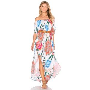 Mara Hoffman Arcadia Coral Print Maxi Dress